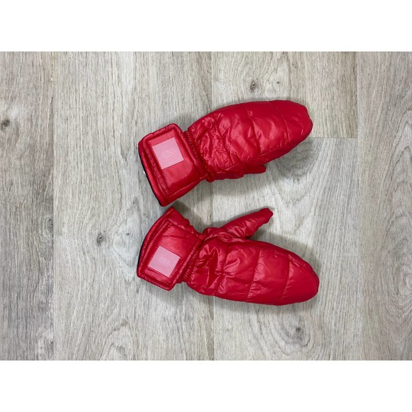 FP Free People Movement Red SHOW OFF Puffer Mittens New - Picture 4 of 4